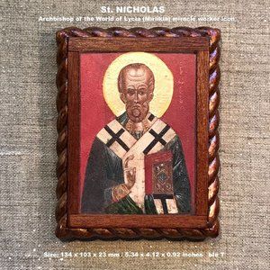 Icon of Saint Nicholas the Wonderworker, Archbishop of the World of Lycia